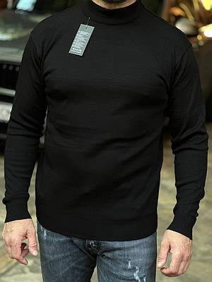 Гольф чоловічий Lonn M-XXL стійка, 46, M, Темно-синій XXL, 52, Чорний