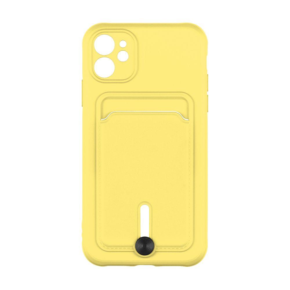Чохол Epik Colorfull Pocket Card з кишенею для карт для iPhone 11 Yellow