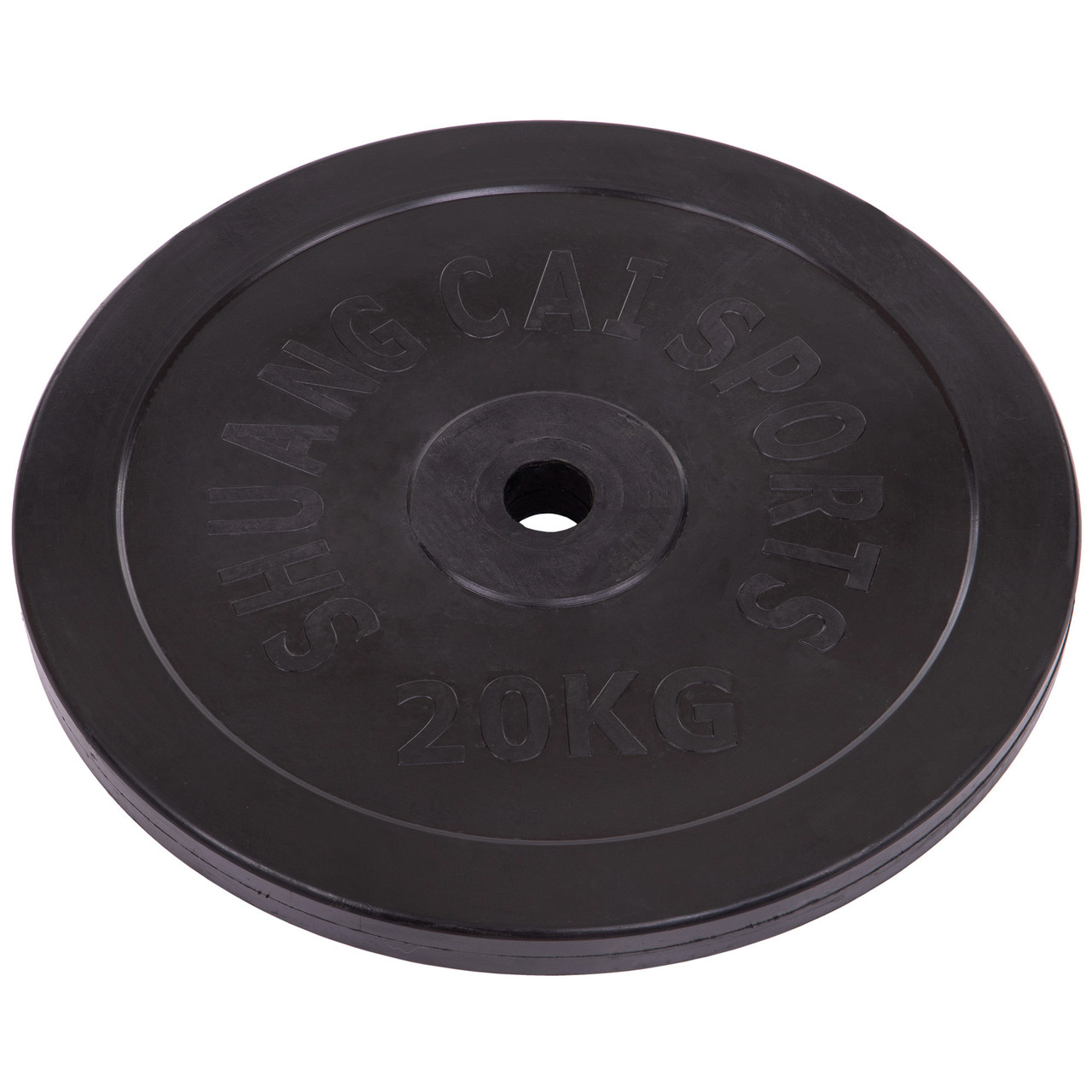 Диски (блини) для штанги прогумовані (1 шт. х 20 кг) 30 мм SHUANG CAI SPORTS TA-2188-20S