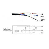 Індуктивний безконтактний перемикач Puhuada SN04-N2 NPN 2 м, фото 3
