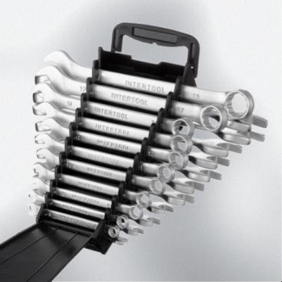 Набір ключів комбінованих CrV INTERTOOL HT-1205 Набір ключів комбінованих CrV INTERTOOL HT-1205