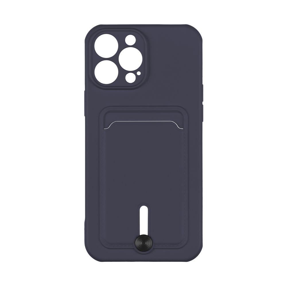 Чохол Epik Colorfull Pocket Card з кишенею для карт для iPhone 12 Pro Max Dark Blue