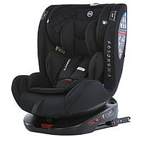 Детское автокресло El Camino ME 1114 EVEREST ISOFIX 360º Black группа 0+/1/2/3 от 0 до 36 кг