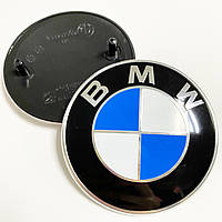 Емблема (логотип) БМВ BMW на капот / багажник 74мм