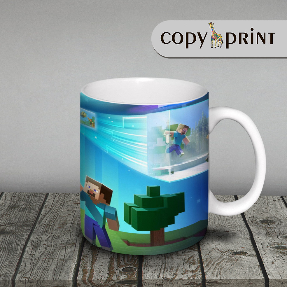 Чашка - Minecraft с Вашим фото, фото 1