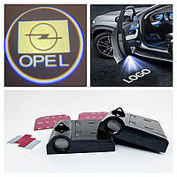 Логотип підсвітка дверей Опель Lazer door logo OPEL