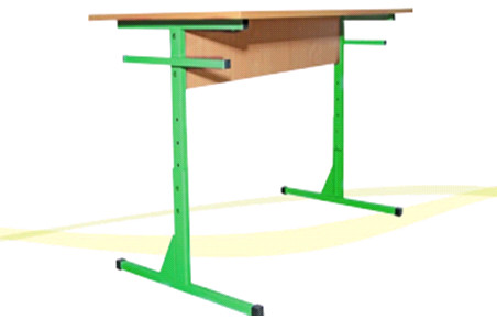 Стіл для столових прямокутний 4-місний консольного типу 