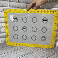 Килимок силіконовий армований Smile 30х40 см
