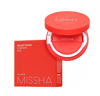 Тональный кушон для лица Missha Velvet Finish Cushion SPF50PA 21 Светло-Бежевый