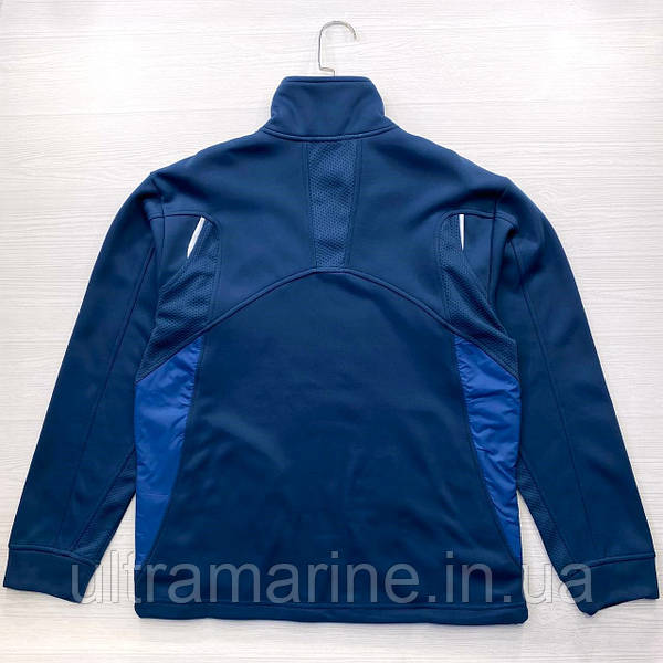 YA−MAN STA-209L BLUE Мужская спортивная кофта мастерка на змейке Adidas теплая на