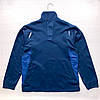 Чоловіча спортивна кофта на блискавці Adidas тепла на флісі М-ХХL (Адідас) синя, фото 4