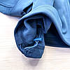 Чоловіча спортивна кофта на блискавці Adidas тепла на флісі М-ХХL (Адідас) синя, фото 6