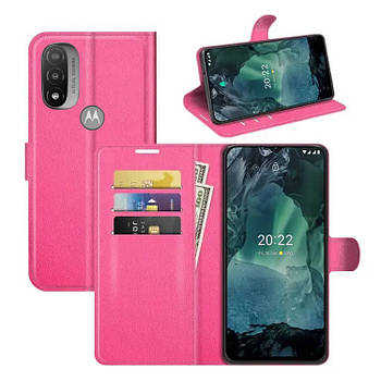 Чохол-книжка Litchie Wallet для Motorola E20 / E30 / E40 Rose