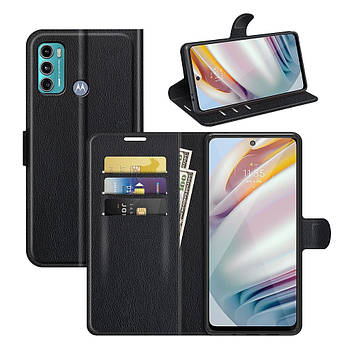 Чохол-книжка Litchie Wallet для Motorola G60 Black