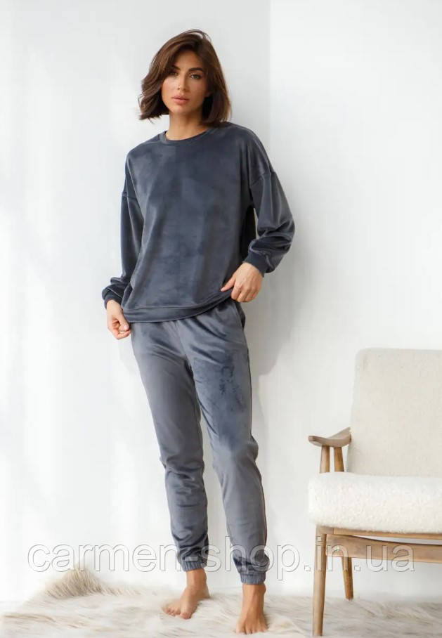 Домашній костюм кофта + штани 0332/333 Barwa Garments, фото 1