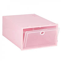 Органайзер (коробка) для обуви 31x21.5x12.5 см Springos HA3050 розовый Кофр, Контейнер, Короб для