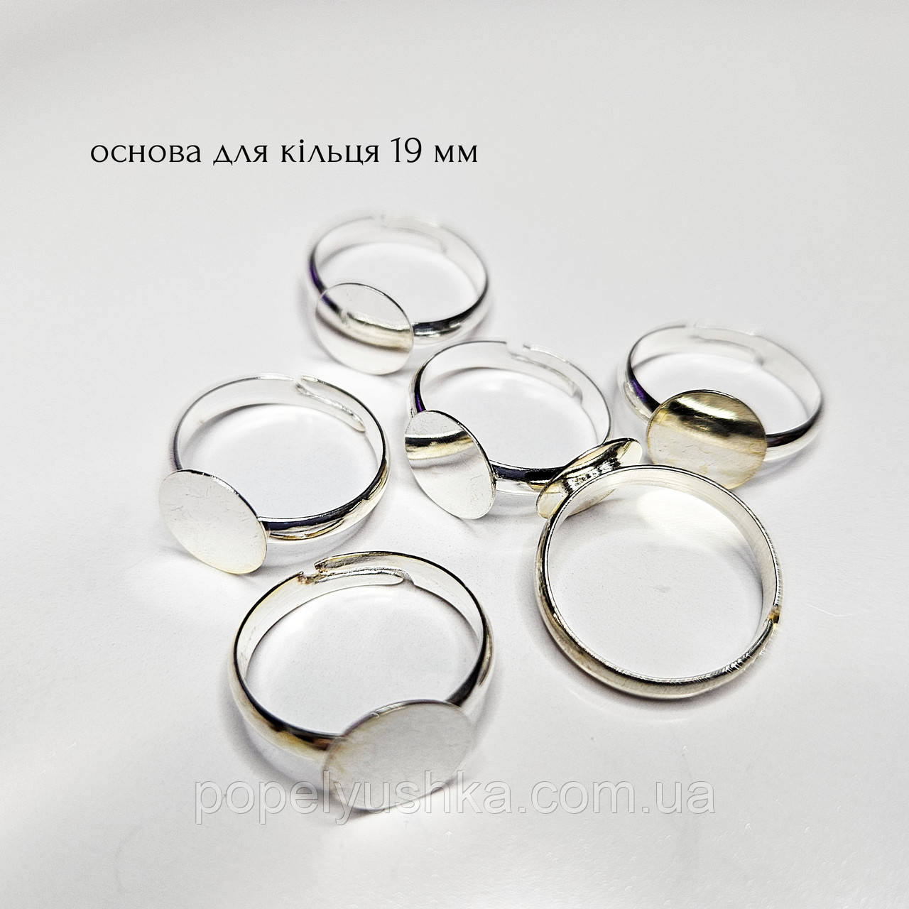Перстень 14 мм Срібло, фото 1