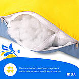 Подушка П-подібна для сну та відпочинку ТМ IDEIA 140х75х20 см з внутрішньою подушкою на блискавці, фото 3