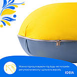 Подушка П-подібна для сну та відпочинку ТМ IDEIA 140х75х20 см з внутрішньою подушкою на блискавці, фото 8
