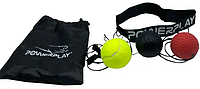 Файтболы на голову набор 3 шт. для улучшения реакции PowerPlay 4320 Fight Ball Set мячи на резинке