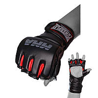 Перчатки для MMA PowerPlay 3053 черно-красные S/M лучшая цена с быстрой доставкой по Украине