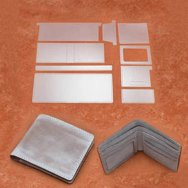 Лекало — шаблон для гаманця горизонтальний для документів зі шкіри