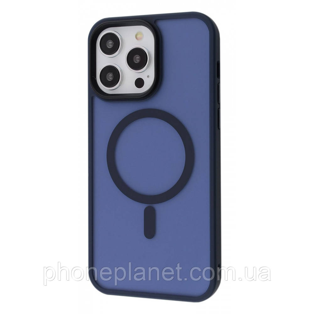Чехол WAVE Matte Insane Case with MagSafe iPhone 14 Pro Max midnight blue, фото 1