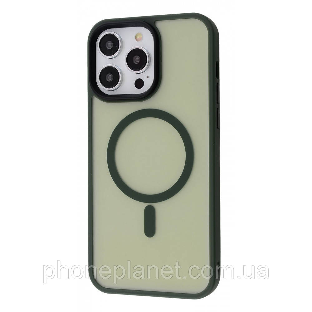 Чехол WAVE Matte Insane Case with MagSafe iPhone 14 Pro Max green, фото 1