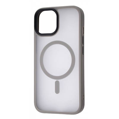 Чохол WAVE Matte Insane Case with MagSafe iPhone 15 gray