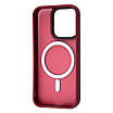 Чохол WAVE Matte Insane Case with MagSafe iPhone 15 Plus dark red, фото 4