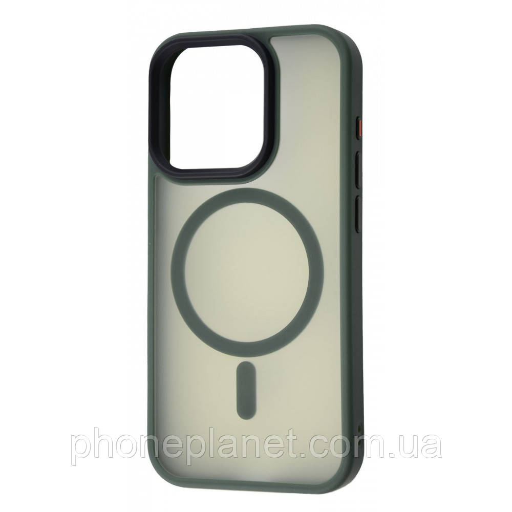 Чохол WAVE Matte Insane Case with MagSafe iPhone 15 Plus green