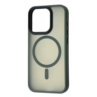 Чохол WAVE Matte Insane Case with MagSafe iPhone 15 Plus green