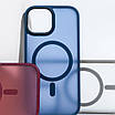 Чохол WAVE Matte Insane Case with MagSafe iPhone 15 Plus dark red, фото 7