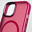 Чохол WAVE Matte Insane Case with MagSafe iPhone 15 Plus dark red, фото 9