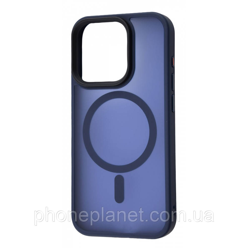 Чохол WAVE Matte Insane Case with MagSafe iPhone 15 Pro midnight blue, фото 1