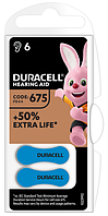 Батарейка DURACELL HA 675 уп. 6 шт.