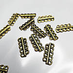 Конектор 5/4 18х8 мм Античне Золото, фото 3