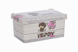 Корзина VIOLET HOUSE 0648 DECOR TEDDY з/кр. 20 л (0648 DECOR TEDDY с/кр. 20 л)