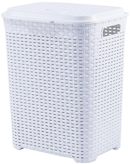 Кошик для білизни VIOLET HOUSE WHITE Ротанг (6513223)
