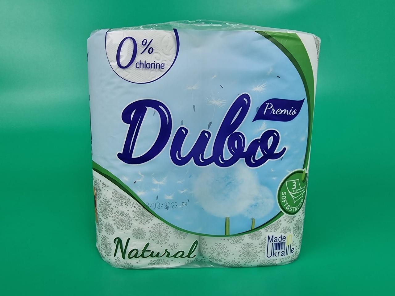 Туалетний папір (3шари) білий (а4) Диво Premio NaturaL (1 пачка)