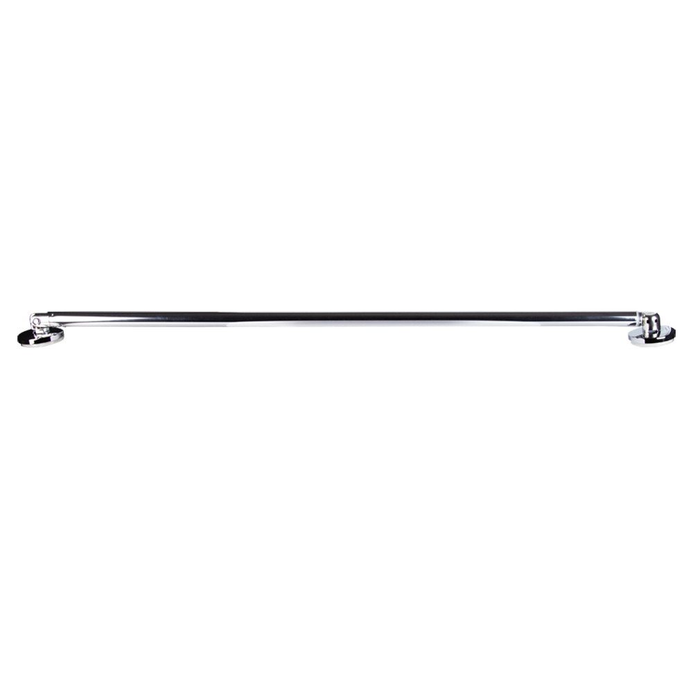 Карниз для ванної кімнати телескопічний на вакуумних присосках s38 1150-1800 мм ТМ AQUATICA, фото 1