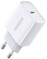 Мережева зарядка UGREEN CD137 Type-C PD 20 W Charger (білий)