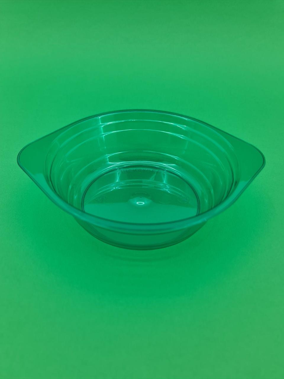 Стекловидная тарелка зеленая 500мл, Юнита, 10 шт\пач - фото 4 - id-p561380432