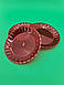 Десертна склоподібна тарілка розмір 16см Червона (10 шт), фото 3