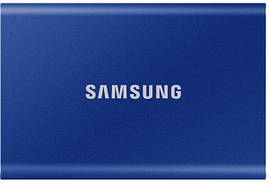 Ssd зовнішній SAMSUNG T7 1TB USB 3.2 GEN.2 BLUE (MU-PC1T0H/WW) Твердотілий накопичувач