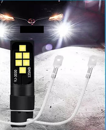 Цена за 1шт ! Світлодіодна лампа H3 LED протитуманка Canbus 12SMD 3535/6 Ватів 12 Вольтів, автолампа для птф, фото 2