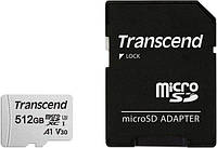 Картка пам'ятi TRANSCEND microSDXC 300S 512GB UHS-I U3 + ad