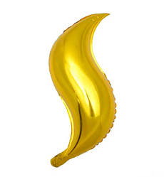 Повітряна куля "Вензель", розмір 56х25 см., колір - золото