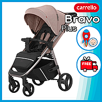 Коляска прогулочная Carrello Bravo CRL-8512/1 с дождевиком, складная конструкция Linen Beige D_193