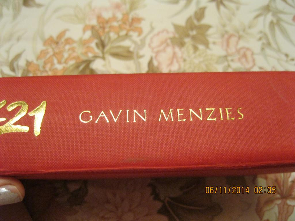 Книга на английском языке GAVIN MENZIES 1421 - фото 1 - id-p360567296